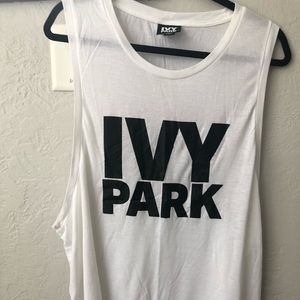 Ivy Park deep cut tank